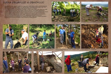 Tabuľa Náučného chodníka Glanzenberg