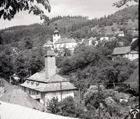 Klopačka v Španej Doline, autor: I. Ladziansky (neg. 43990)/Clapper in Špania Dolina, author: I. Ladziansky (neg. 43990)