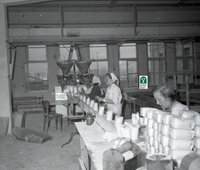 Baliareň soli v Solivare Prešov, 1966, foto: V. Ladziansky (neg. 35851)/Salt packing house in Prešov saltworks, 1966, photo: V. Ladziansky (neg. 35851)