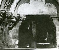 Pohľad na portál v kostole, NH4969, foto: K. Patschová (neg. 25813)/View of the portal in church, NH4969, photo: K. Patschová (neg. 25813)