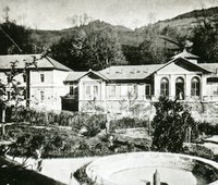 Kúpele Vyhne-pohľadnica, 1910., repro: F. Rákayová (neg. 7849/34702)/Spa in Vyhne - postcard, 1910, reproduction: F. Rákayová (neg. 7849/34702)
